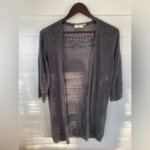 Brownish Jaqueline De Wong Knit Long Cardigan